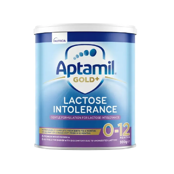 Aptamil Gold+ Lactose Intolerance Baby Formula From 0-12 Months 900g
