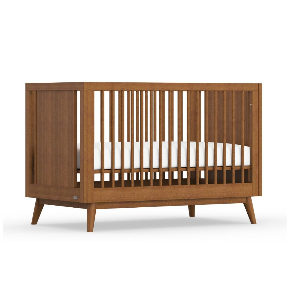 BabyRest Beckett Standard Cot Teak Cots Baby Bunting AU