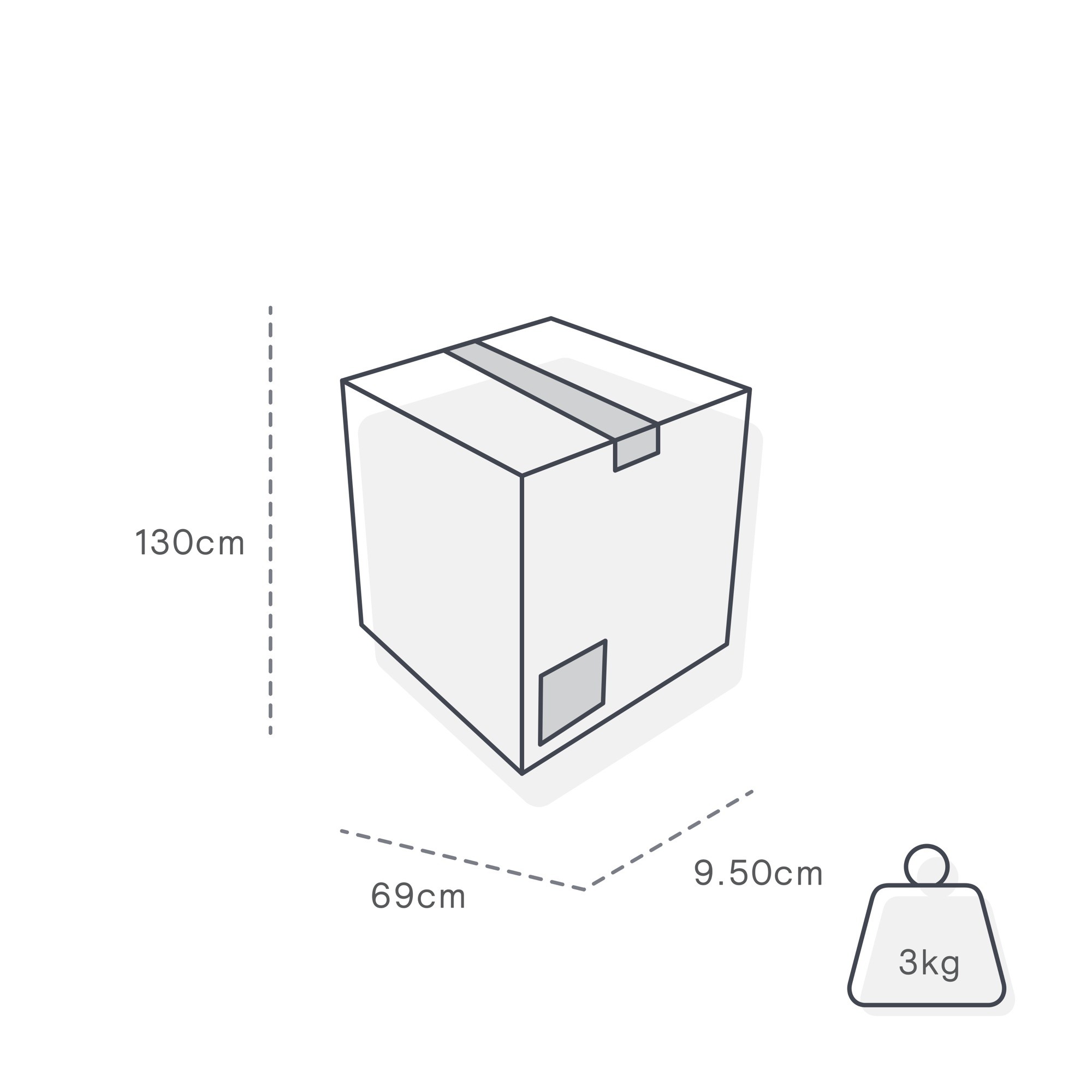 BabyRest DuoCore Bamboo cot mattress White 1300 x 690 x 95mm
