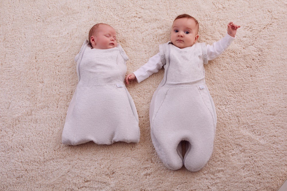 Purflo Swaddle To S/Bag 0.5T Minimal Grey Swaddles Baby Bunting NZ