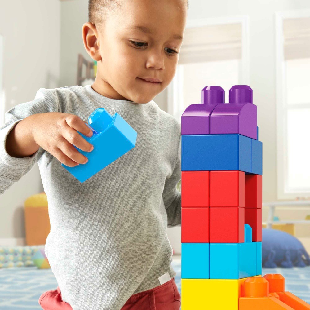 Mega Bloks Big Block Bag 80 Piece Classic | Interactive Toys | Baby ...