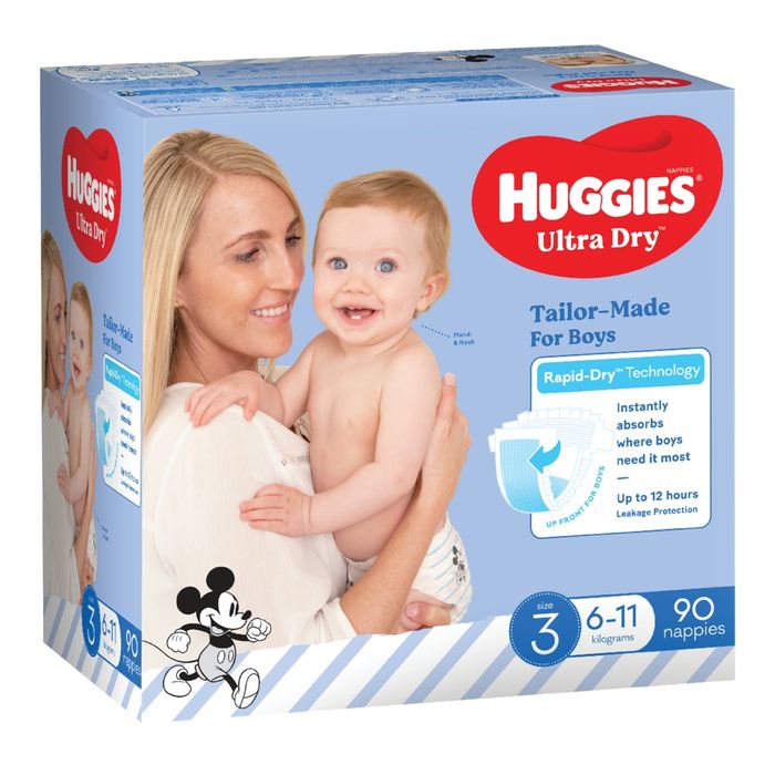 Buy Huggies Ultra Dry Nappy Pants Boys Size 6 (15+kg) online at
