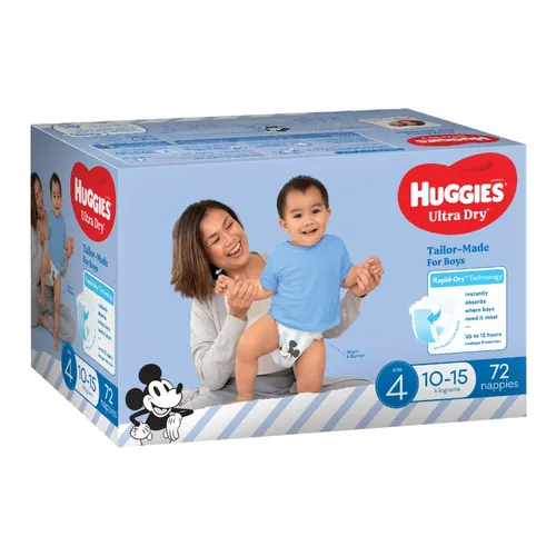 Huggies Baby Bunting Nappies Nappies Huggies 108 Pack Newborn