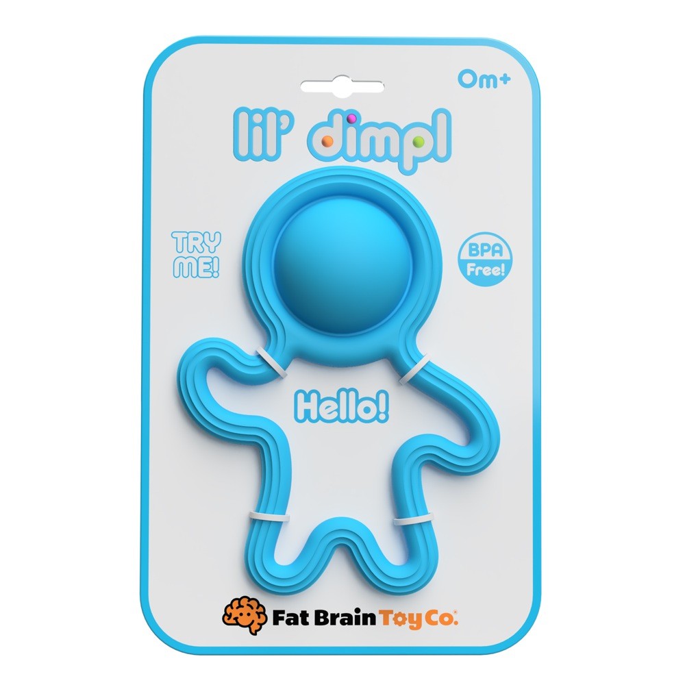 Fat Brain Dimpl Lil - Blue | Interactive Toys | Baby Bunting AU