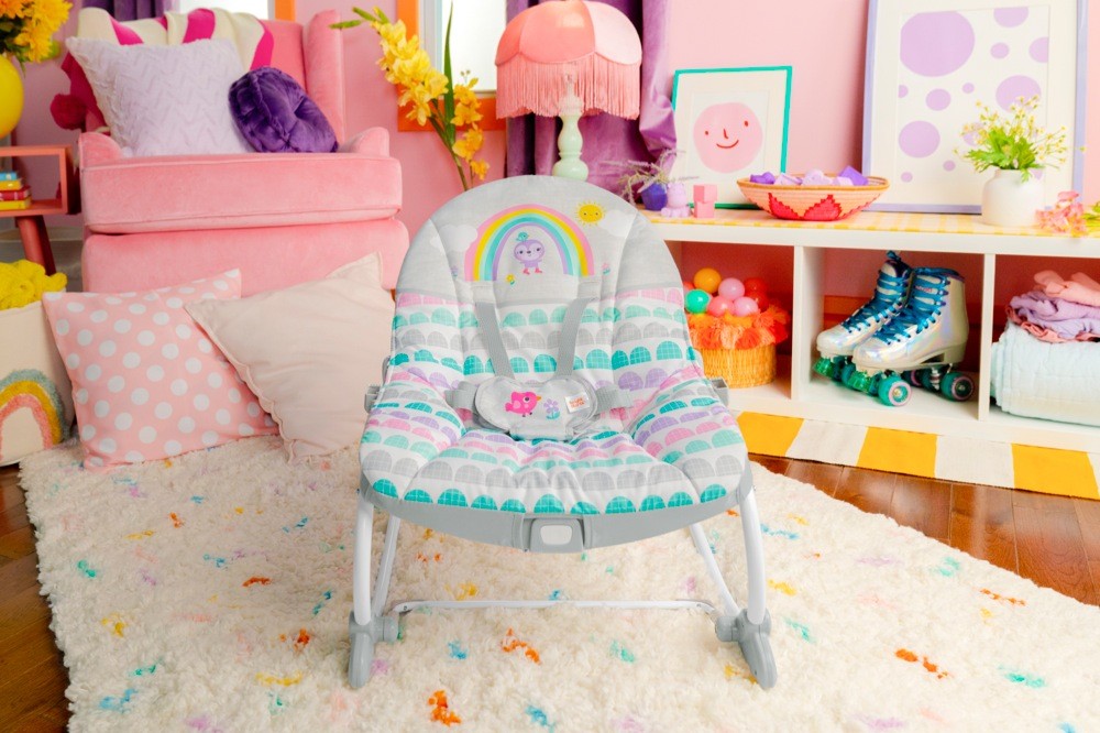 Bright Starts Infant To Toddler Rocker Rosy Rainbow Rockers