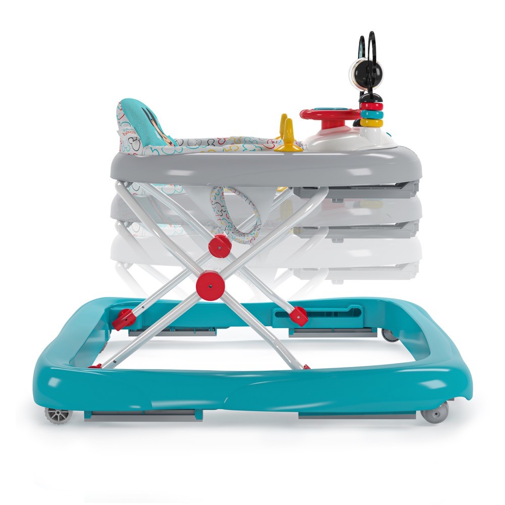 Bright Starts Tiny Trek 2In1 Walker Mickey Mouse Original Besties Walkers Baby Bunting AU