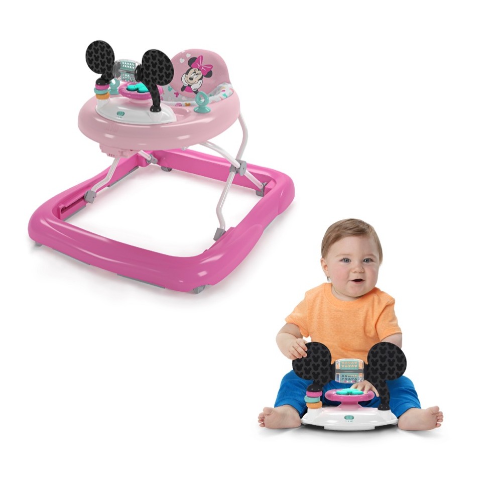 Bright Starts Tiny Trek 2-In-1 Walker Minnie Mouse