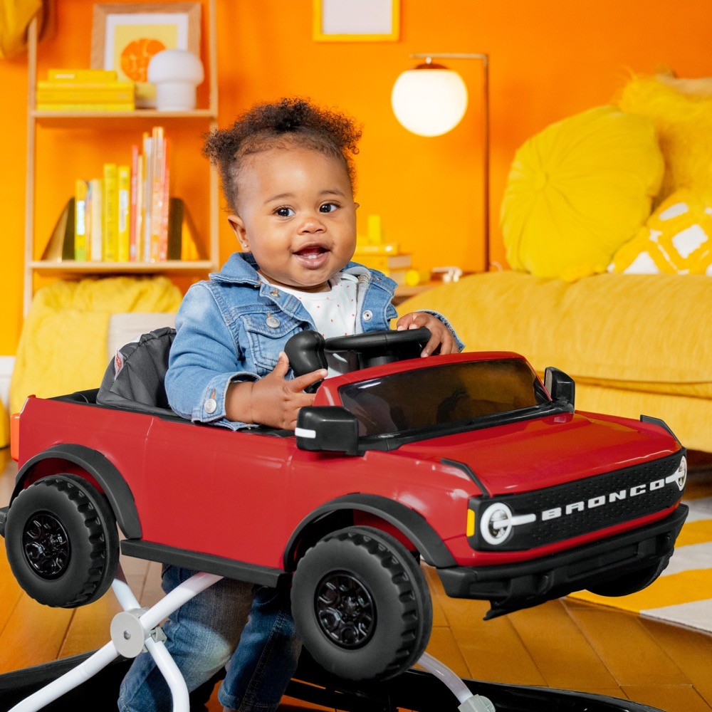 Bright Starts Ford Bronco Ways To Play 4In1 Walker Race Red Baby