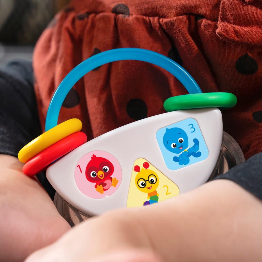 Baby Einstein Tiny Tambourine Musical Toy & Rattle Interactive Toys