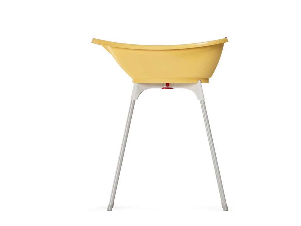 Ok Baby Bella Bath Tub + Support Stand Yellow Baths Baby Bunting AU