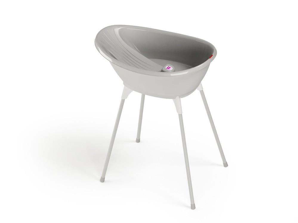 Ok Baby Bella Bath Tub + Support Stand Grey Baby Bunting AU