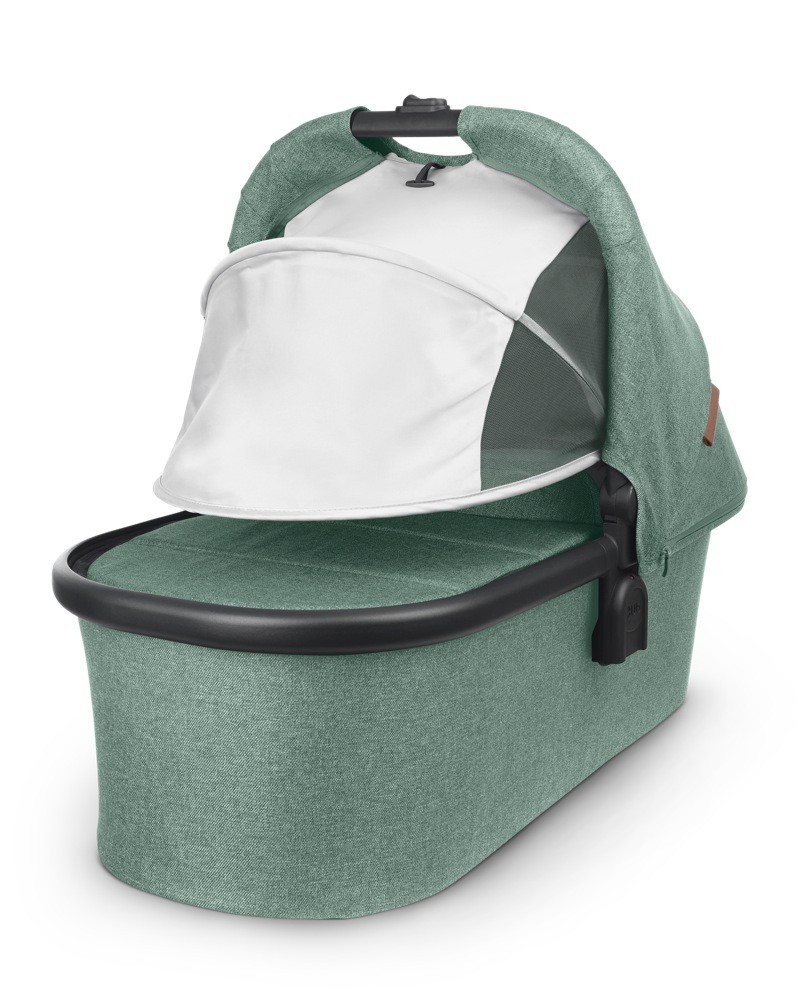 Uppababy V2 Bassinet - Green Mélange/Carbon (Gwen) | Bassinets & Stands ...