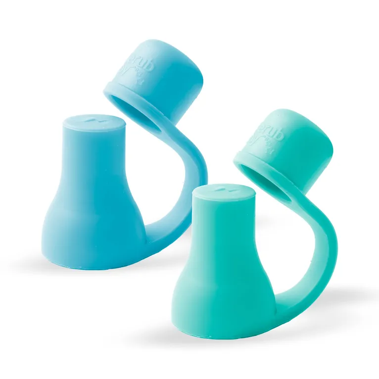 Cherub Baby Food Pouch Spouts Aqua/Mint