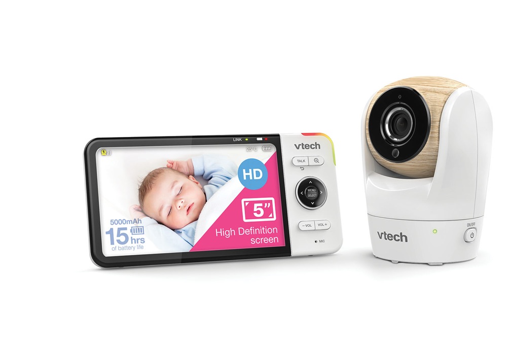 VTech Video & Audio Monitor BM5750HD | Audio & Video Baby Monitors | Baby Bunting AU