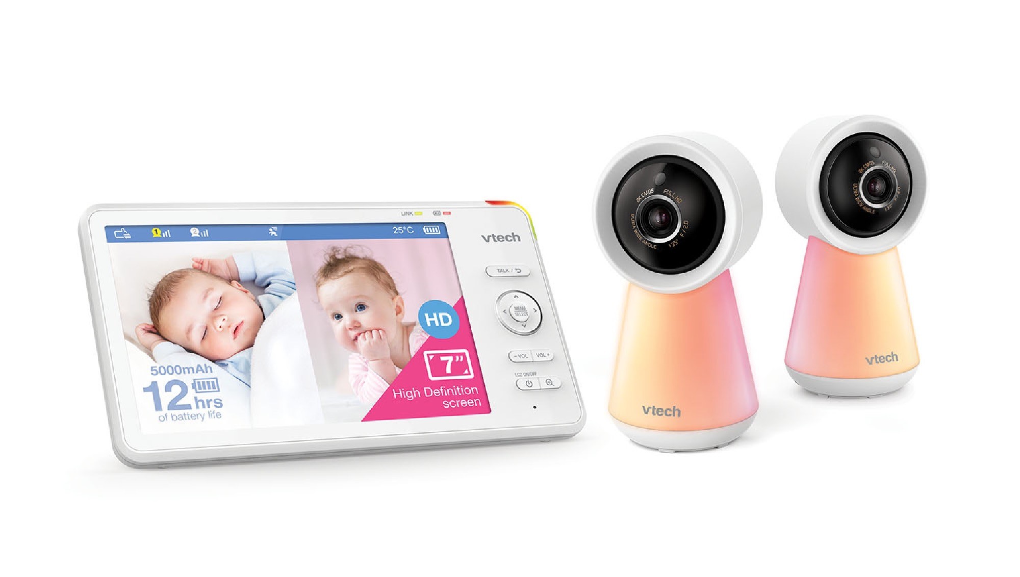 VTech Video & Audio Monitor RM7756HD with 2 Cameras Audio & Video