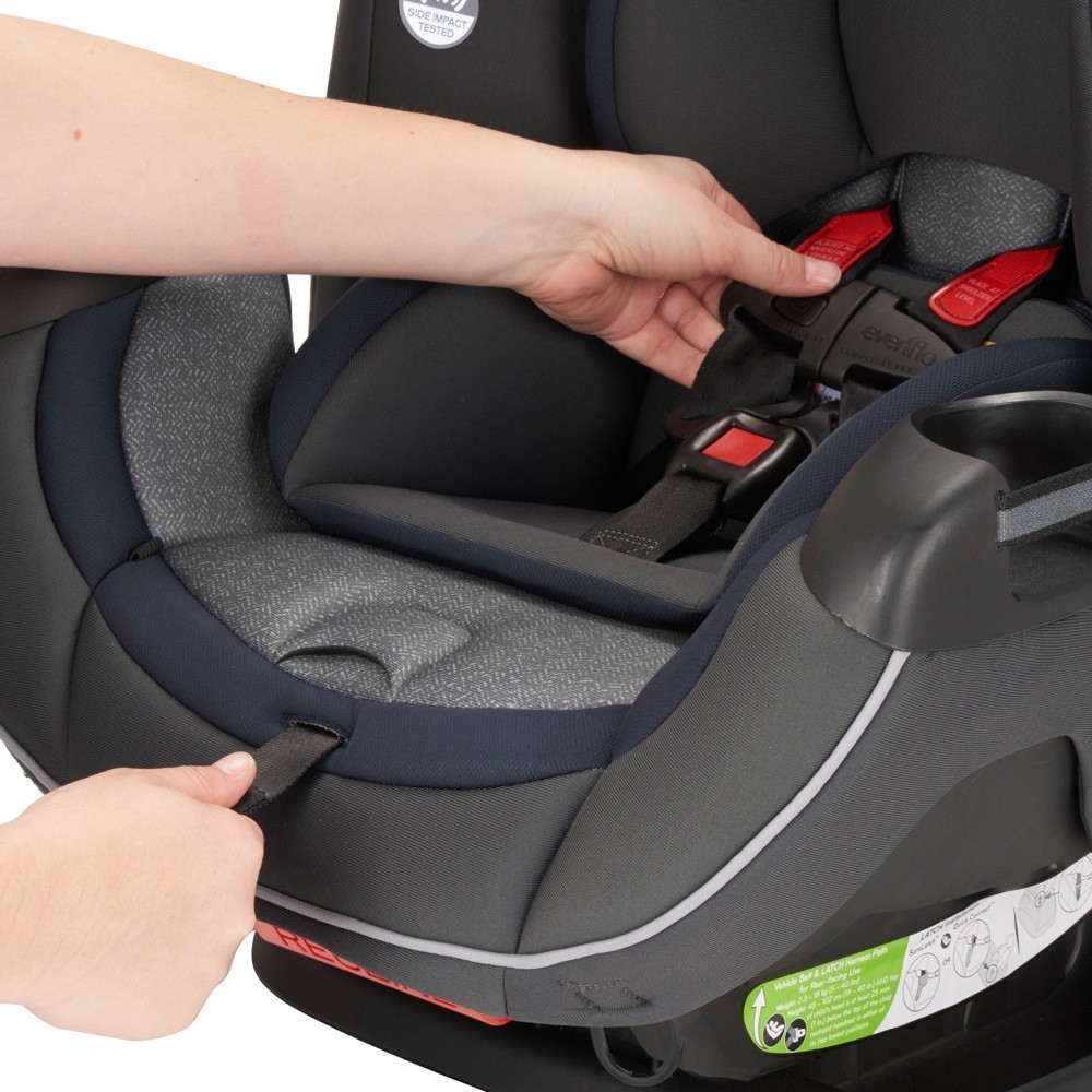 Evenflo Symphony Convertible Car Seat Pinnancle Black Convertibles