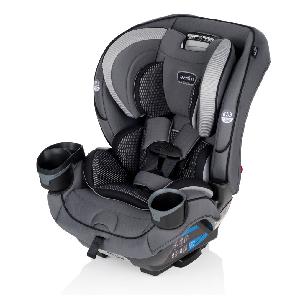 Evenflo Everyfit 4In1 Convertible Car Seat Winston Gray