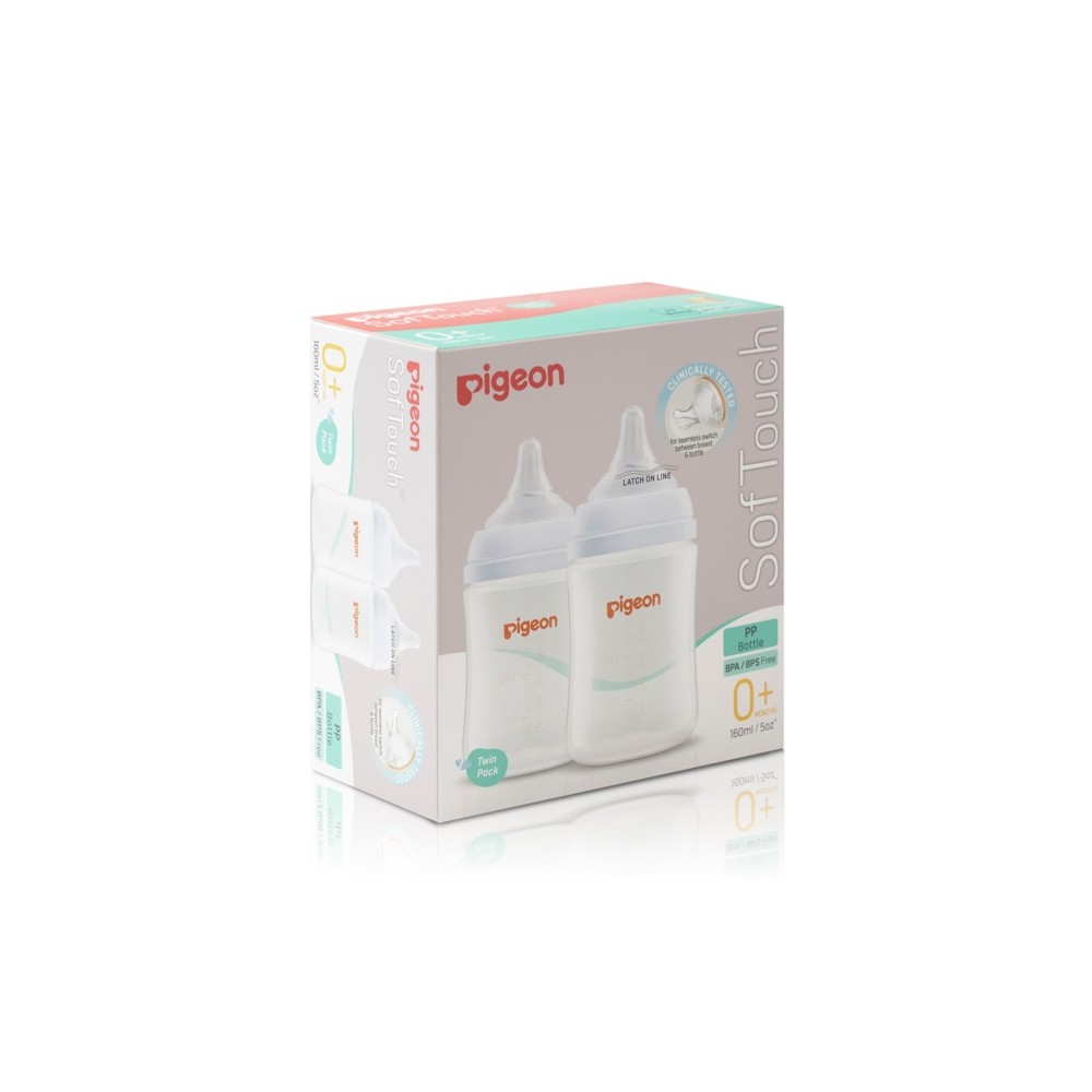 Pigeon SofTouch III Bottle PP 2Pk 160ML