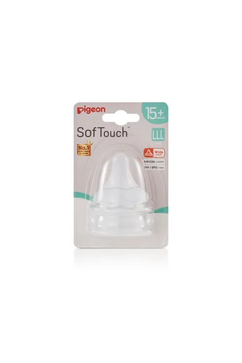 Pigeon SofTouch III Teat LLL Pack Baby Bunting NZ