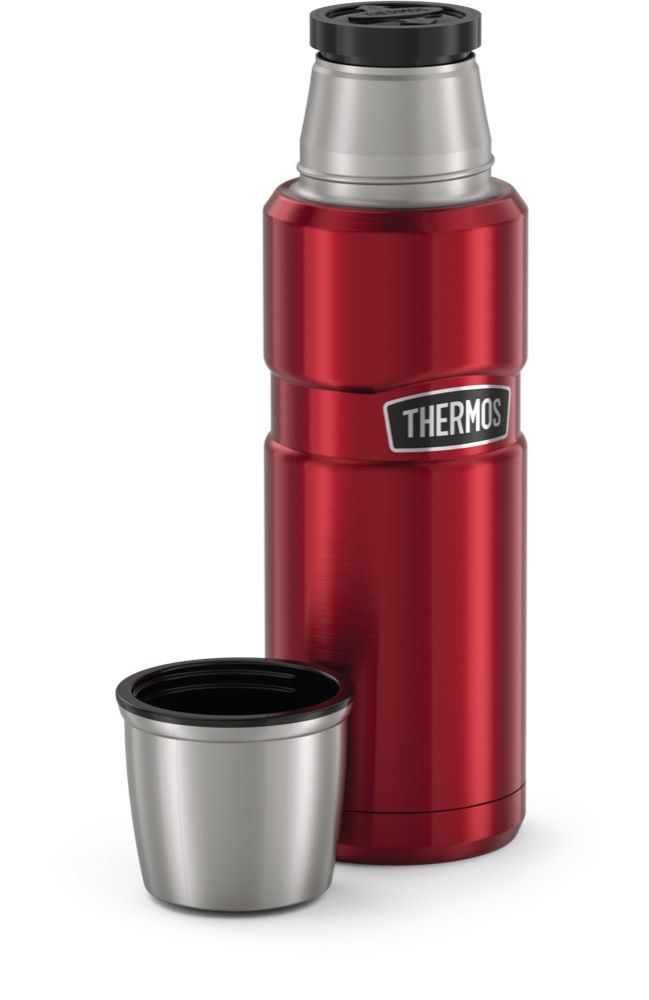 Thermos S Steel Flask 1.2L Red Cups Drink Bottles Baby