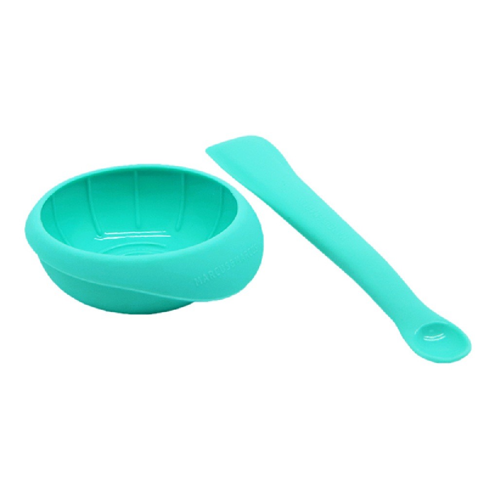 Marcus & Marcus Masher Spoon & Bowl Set - Blue | Bowls & Plates | Baby ...