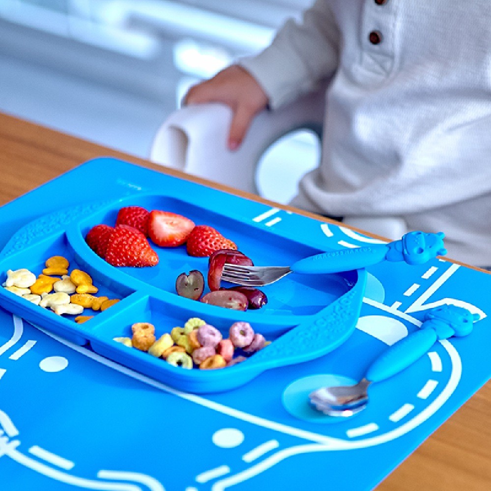 Marcus & Marcus Cutlery Set Green 2 Pieces Cutlery Baby Bunting AU