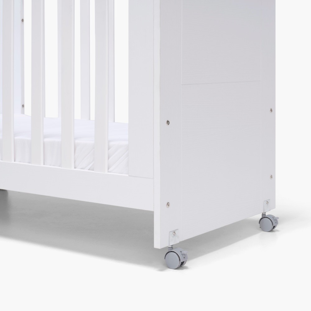 Tasman Eco Rio Compact Cot White Cots Baby Bunting AU
