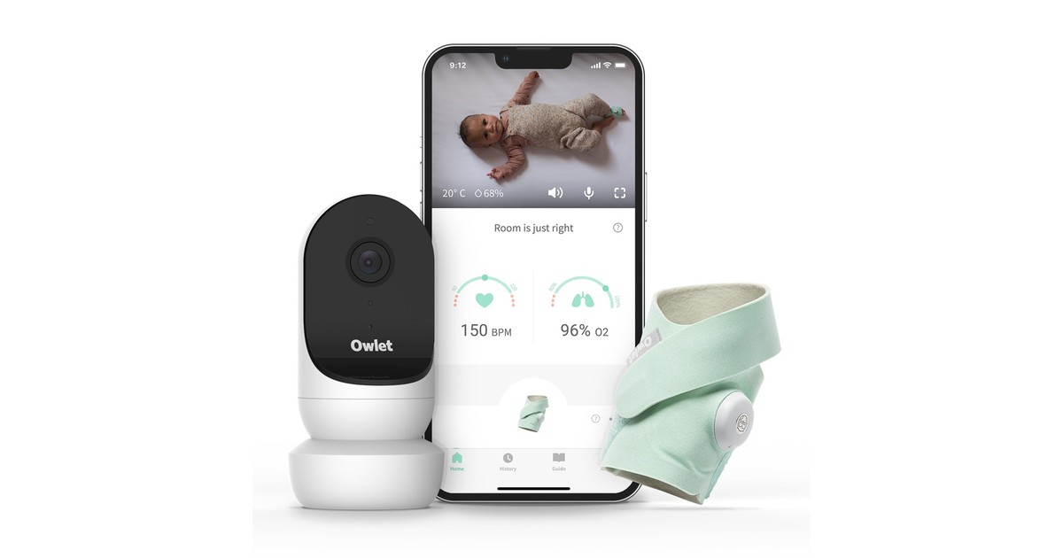 Owlet Monitor Movement Duo Sock Camera Version Baby Bunting AU