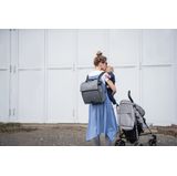 Storksak St James Nappy Bag - Scuba Grey Marl, Nappy Bags