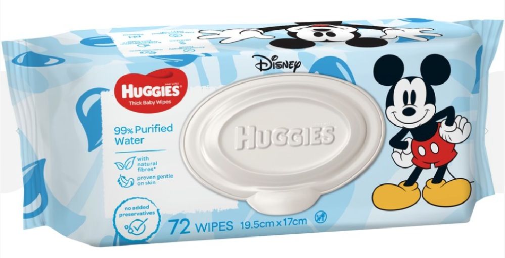 Huggies Baby Wipes 99 Water Wipes 72Pk Wipes Baby Bunting AU