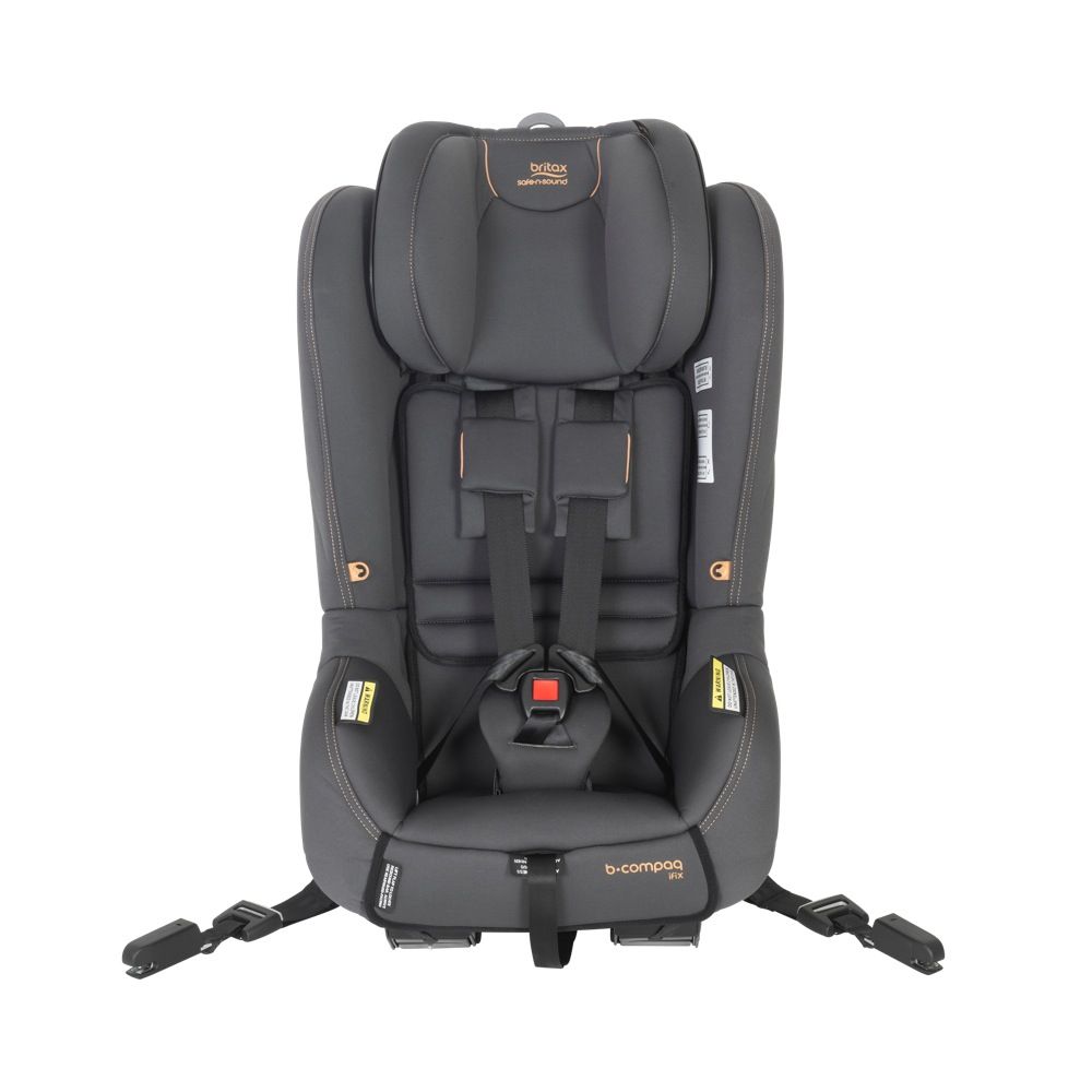 Britax Safe N Sound B Compaq Ifix Car Seat Grey Opal