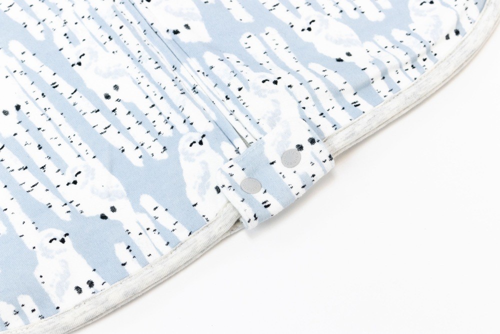 Nest Organic Swaddle Sleeping Bag 1.0 Tog Hide N Hoot 06 Months