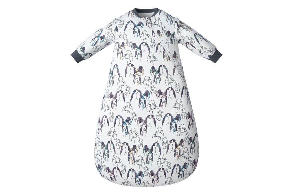 Nest Organic Cotton Sleeping Bag 1.0 Tog Penguin Love 1224 Months