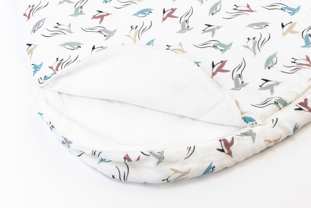 Nest Bamboo Sleeping Bag Long Sleeve 2.5 Tog Rainbow Swim 618 Months Baby Bunting AU