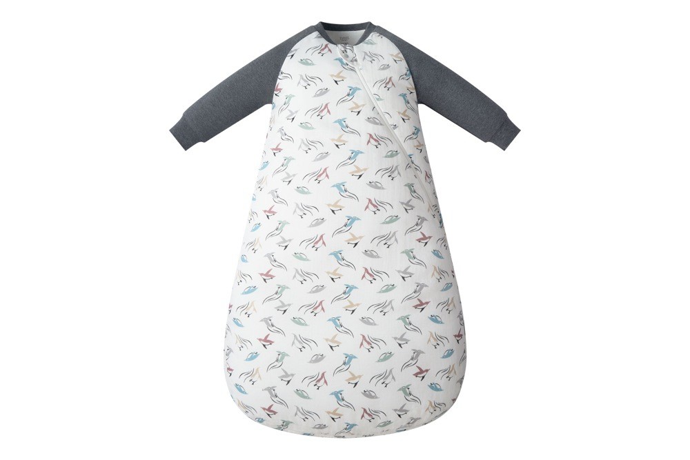 Nest Bamboo Sleeping Bag Long Sleeve 2.5 Tog Rainbow Swim 1224 Months Baby Bunting AU