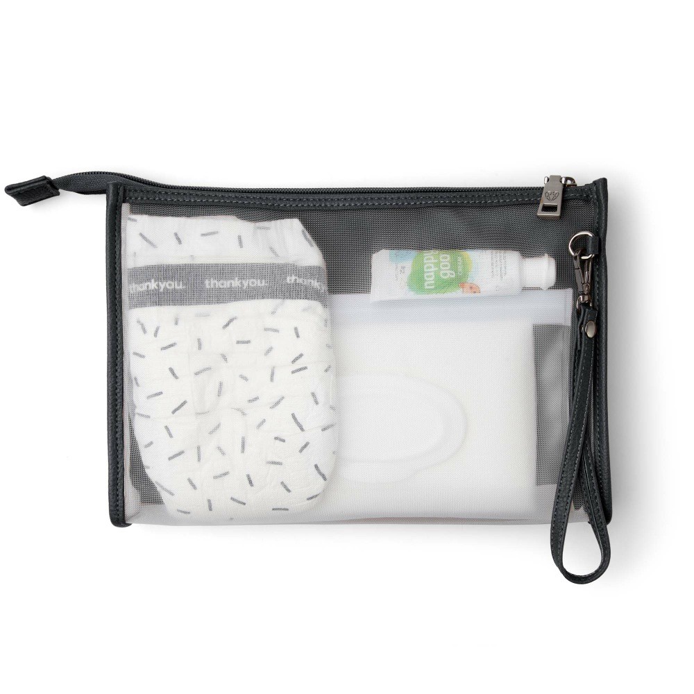 Felix Stone Grab Go Nappy Clutch Black