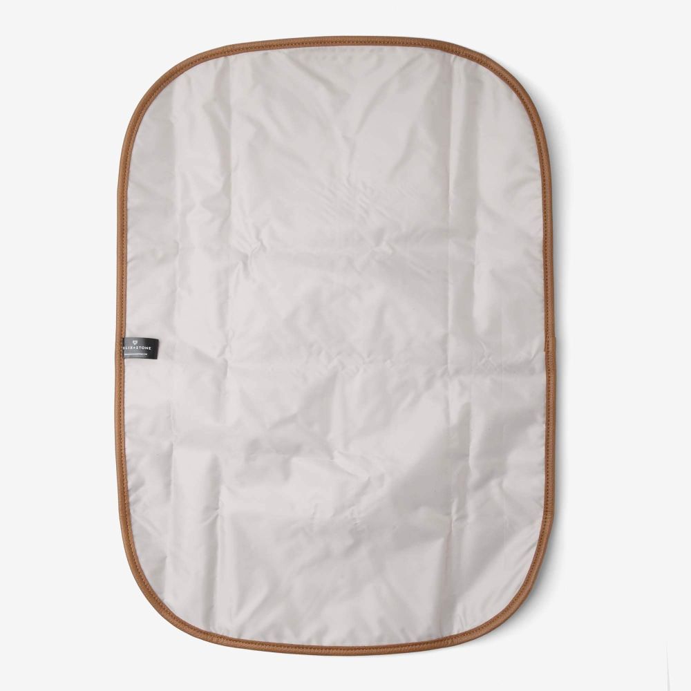 Felix + Stone Grab & Go Nappy Clutch - Tan | Nappy Bags | Baby Bunting AU