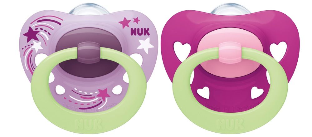 Nuk Signature Soother 0-6 Months 2 Pack - Assorted*