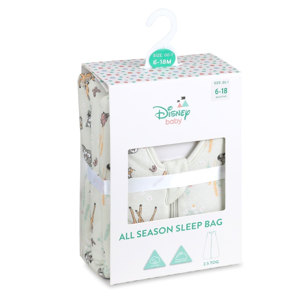 Disney Sleeping Bag 2.5 Tog Bambi 1836 Months Baby Bunting AU