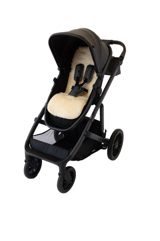 Jengo Sheepskin Pram Liner Short Wool Natural