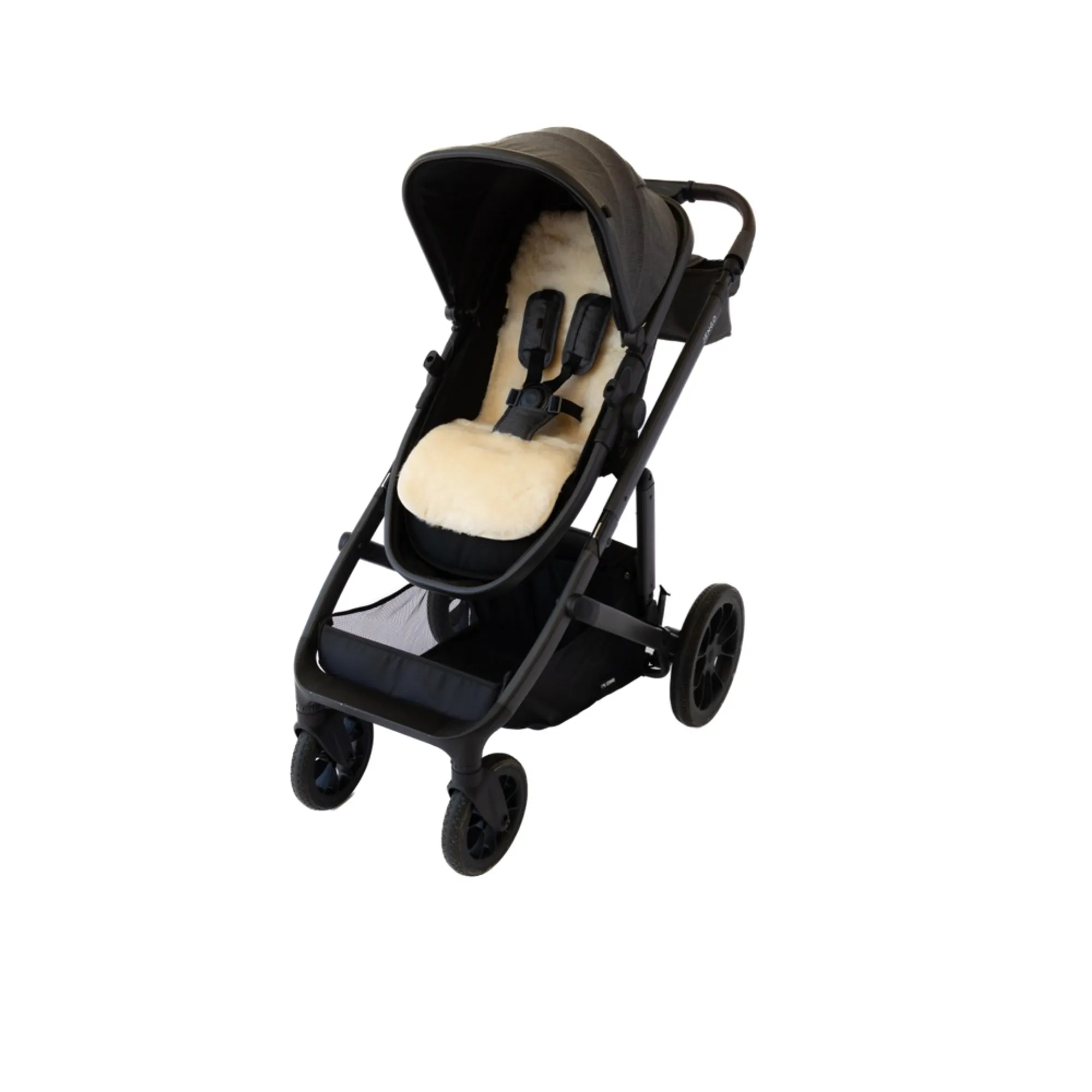 Jengo Sheepskin Pram Liner Short Wool Natural