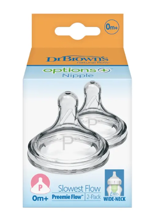 Dr Browns Preemie Flow Options+ Nipple Pack Baby Bunting NZ