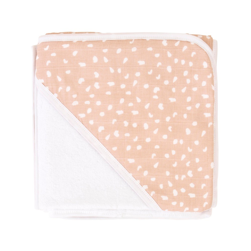 All4Ella Hooded Towel Dots | Wraps | Baby Bunting AU