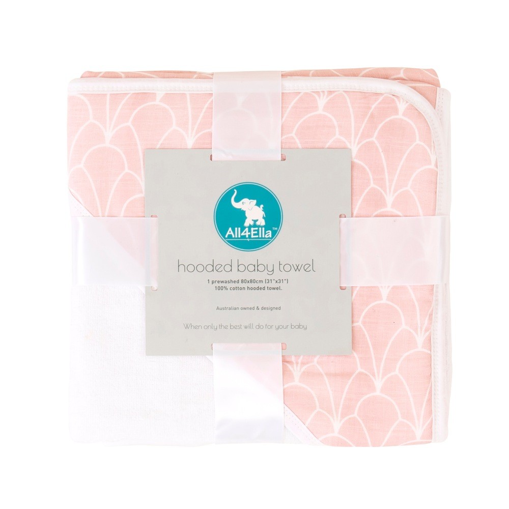 All4Ella Hooded Towel Antique Hooded Towels Baby Bunting AU