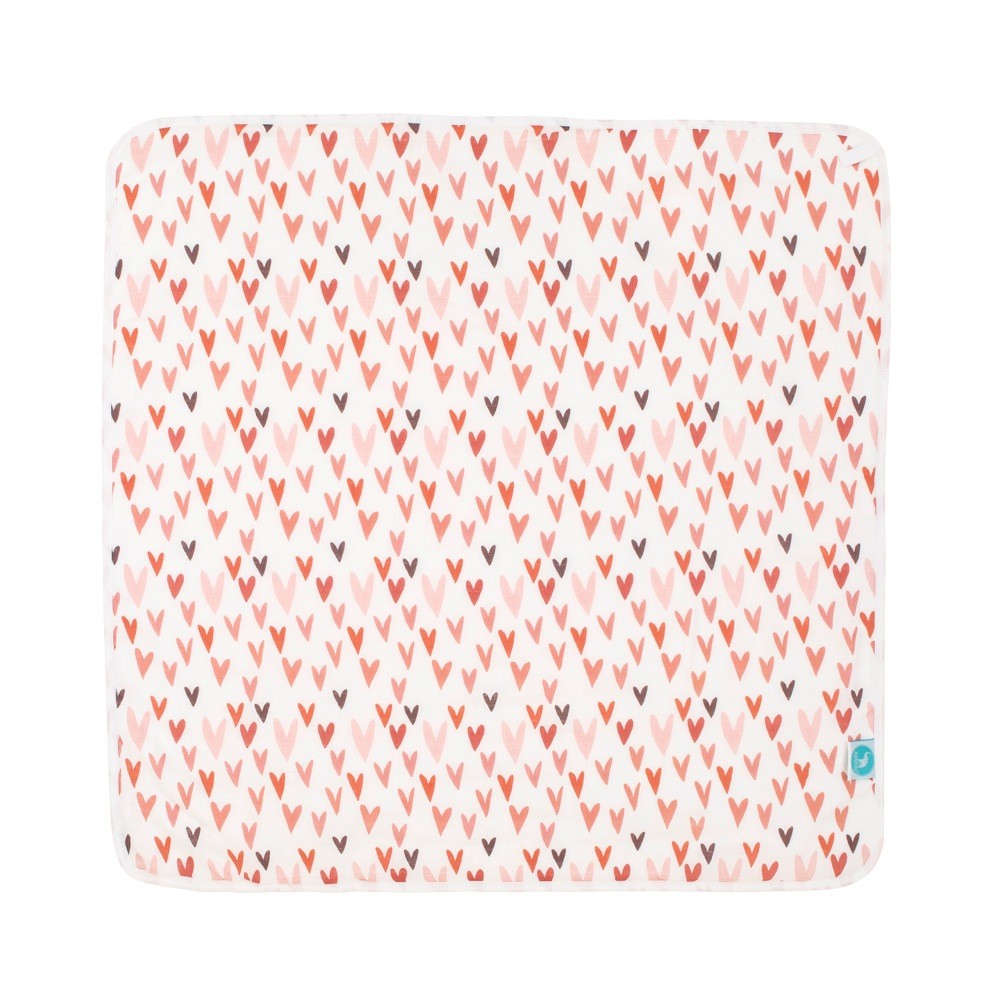 All4Ella Hooded Towel Hearts Hooded Towels Baby Bunting AU