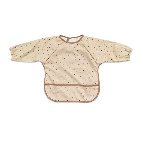Plum Smock Bib Sand & Nutmeg