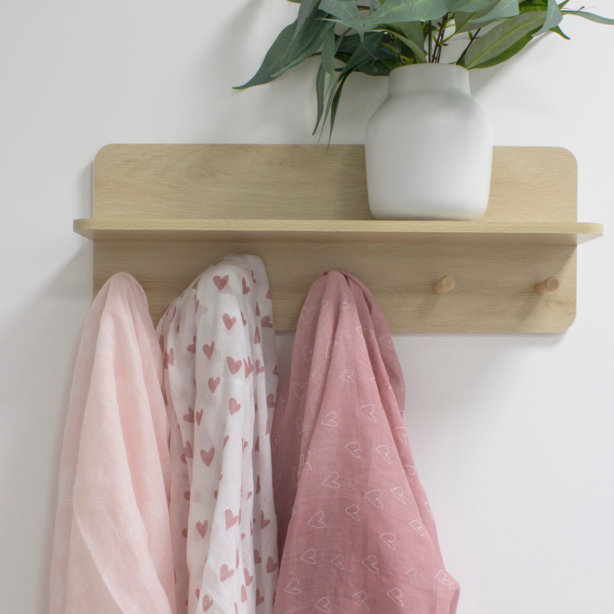 Bubba Nordic Muslin Wrap Berry/Rose 3 Pack Wraps Baby Bunting AU