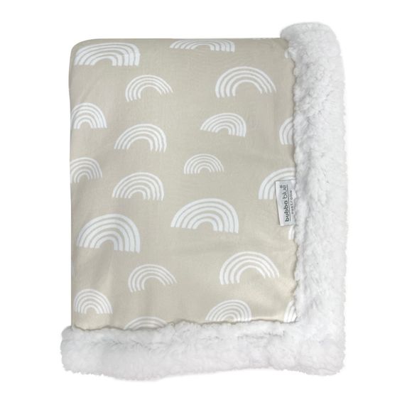 Bubba Blue Nordic Cuddle Blanket Grey/Sand