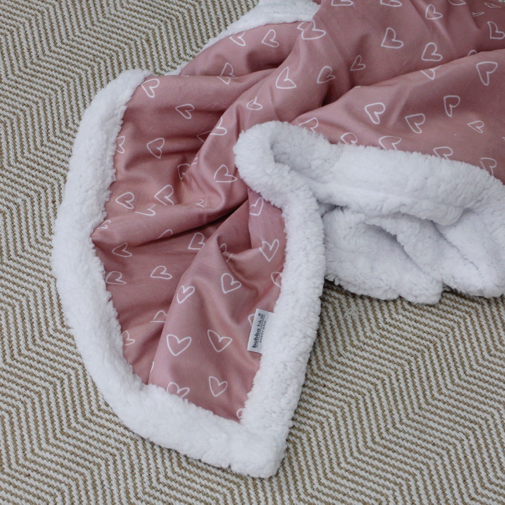 Bubba Nordic Cuddle Blanket Berry/Rose Baby Bunting AU