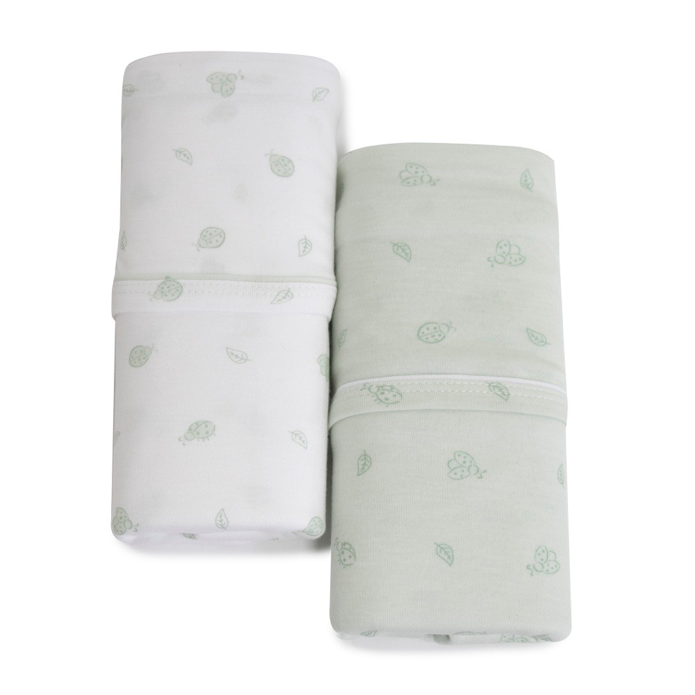 Bubba Bamboo Little Bug Jersey Wrap 2 Pack Wraps Baby Bunting AU